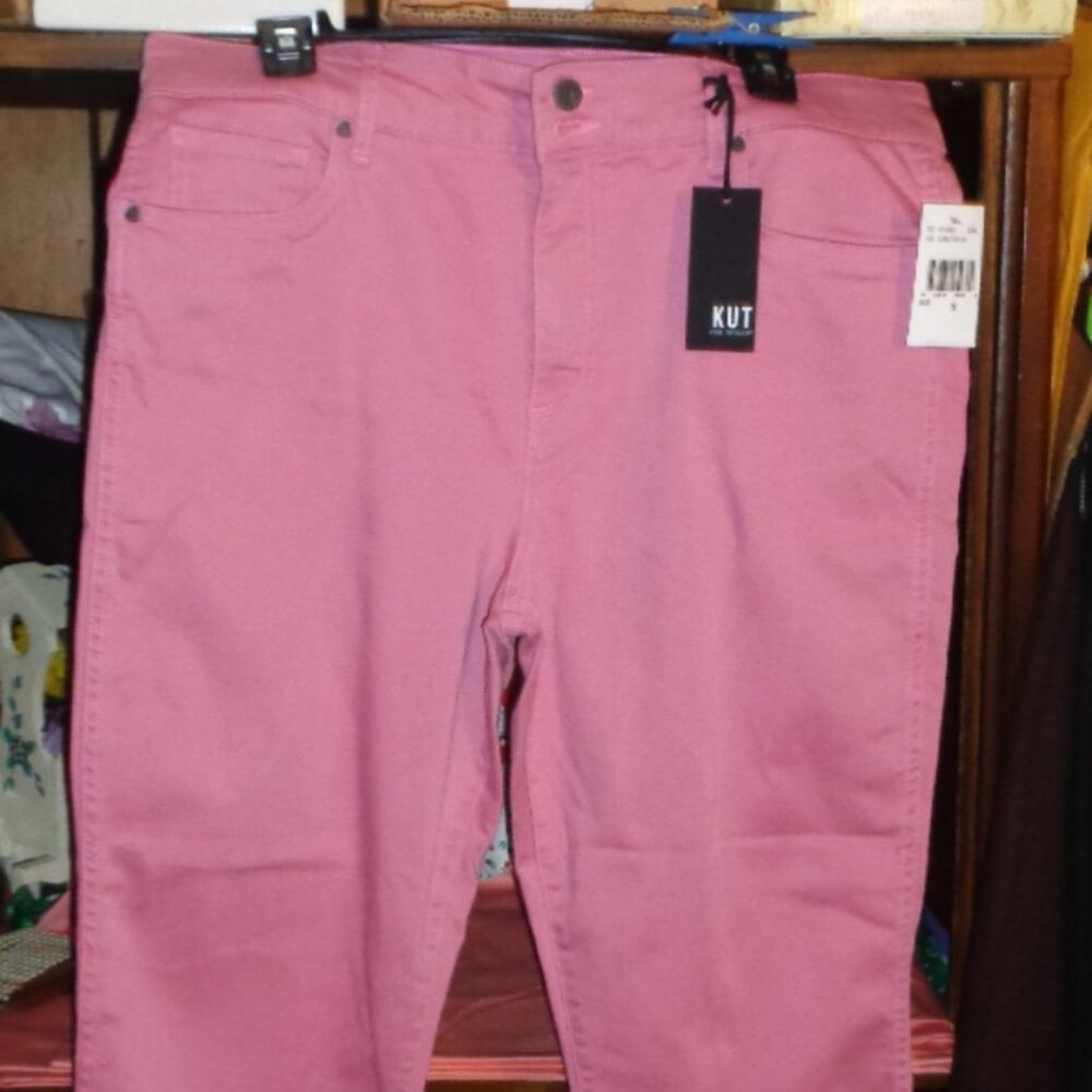 SOLD!!!  SOLD!!!..............NEW RARE CARNATION PINK NYDJ JEANS-SZ 16,STRAIGHT